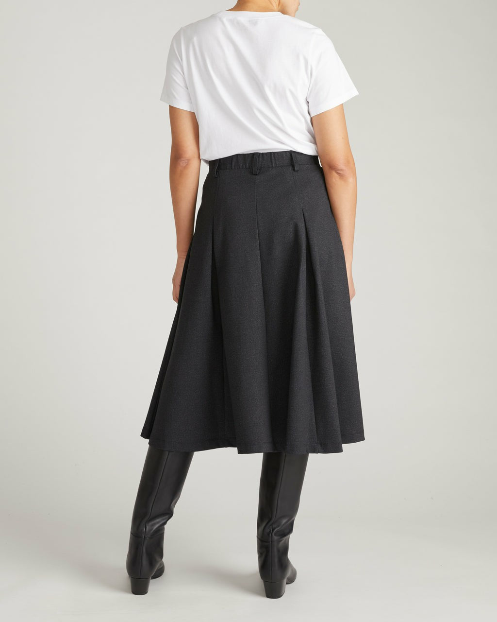 PowerPonte Denim Pleated Skirt - Universal Standard