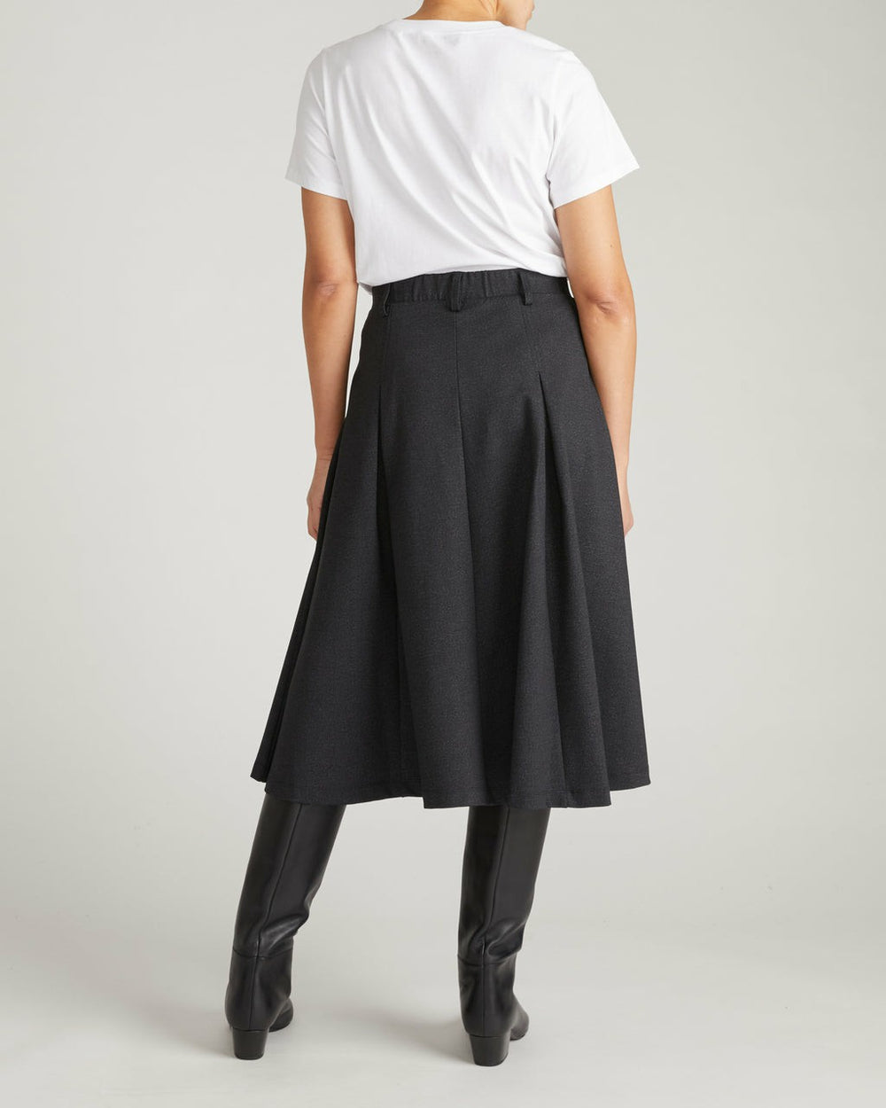 PowerPonte Denim Pleated Skirt - Universal Standard
