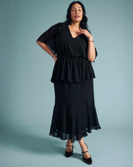 Navarte Chiffon Midi Skirt - Universal Standard