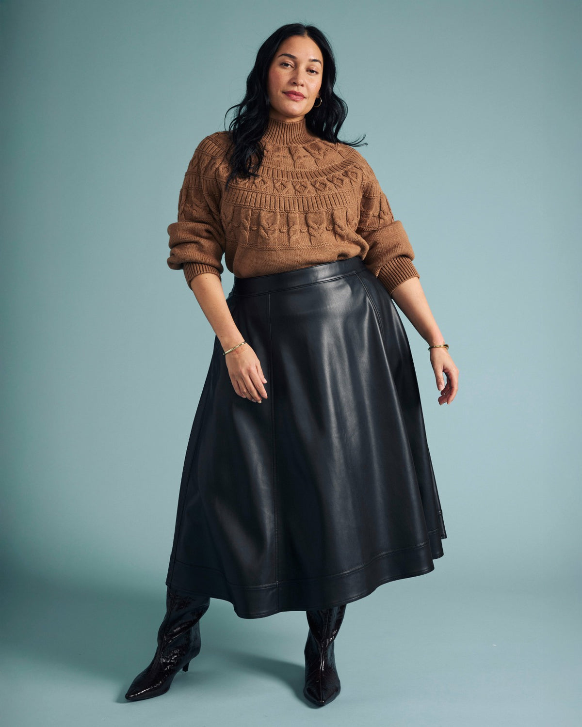 Charlotte Faux Leather Skirt - Universal Standard