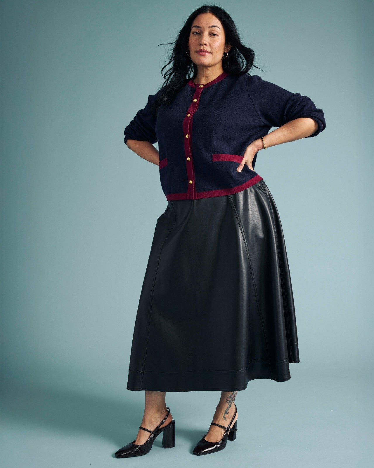 Charlotte Faux Leather Skirt - Universal Standard