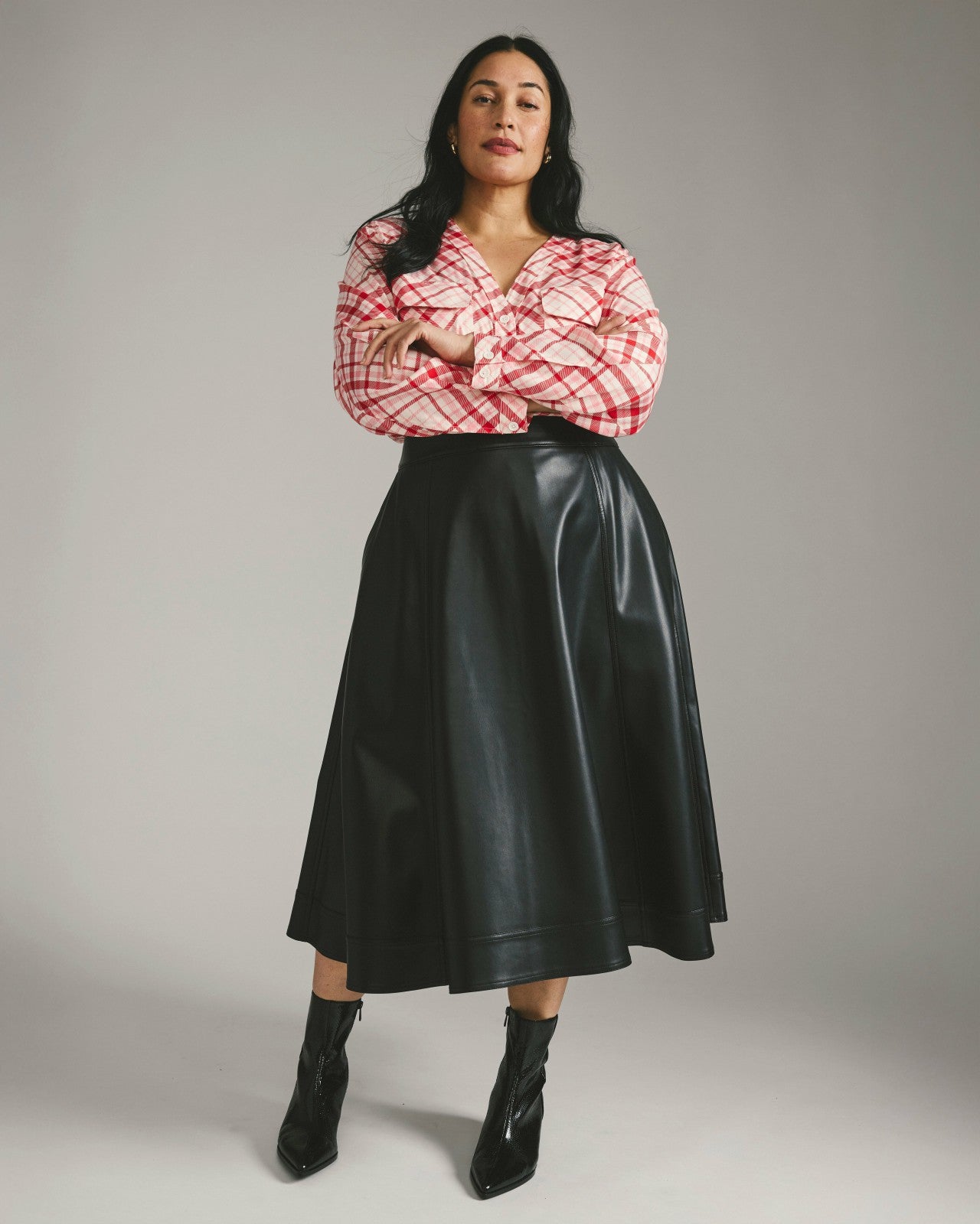 Charlotte Faux Leather Skirt - Universal Standard