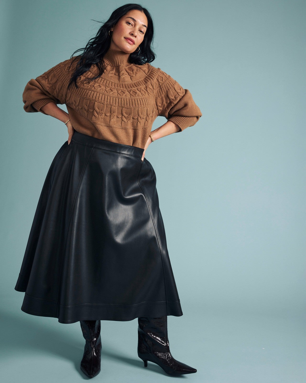 Charlotte Faux Leather Skirt - Universal Standard