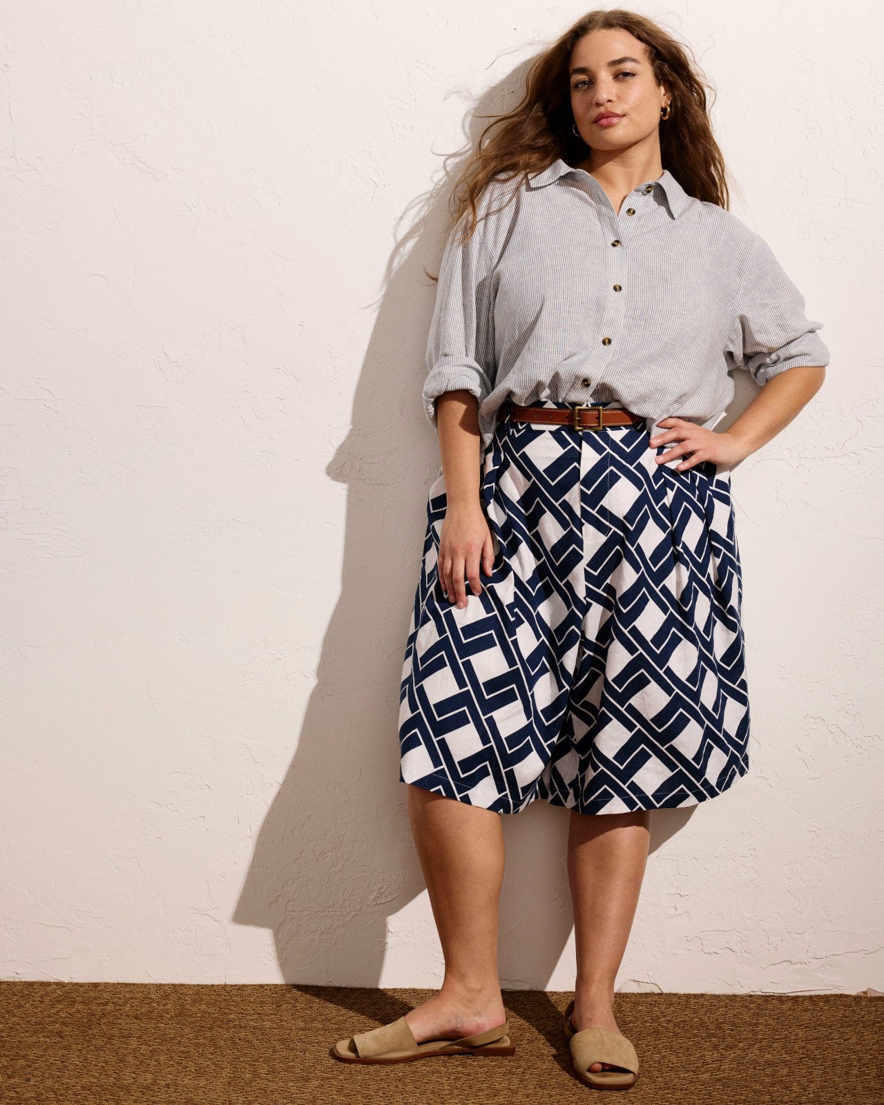 Seaport Tailored Linen Blend Short - Universal Standard