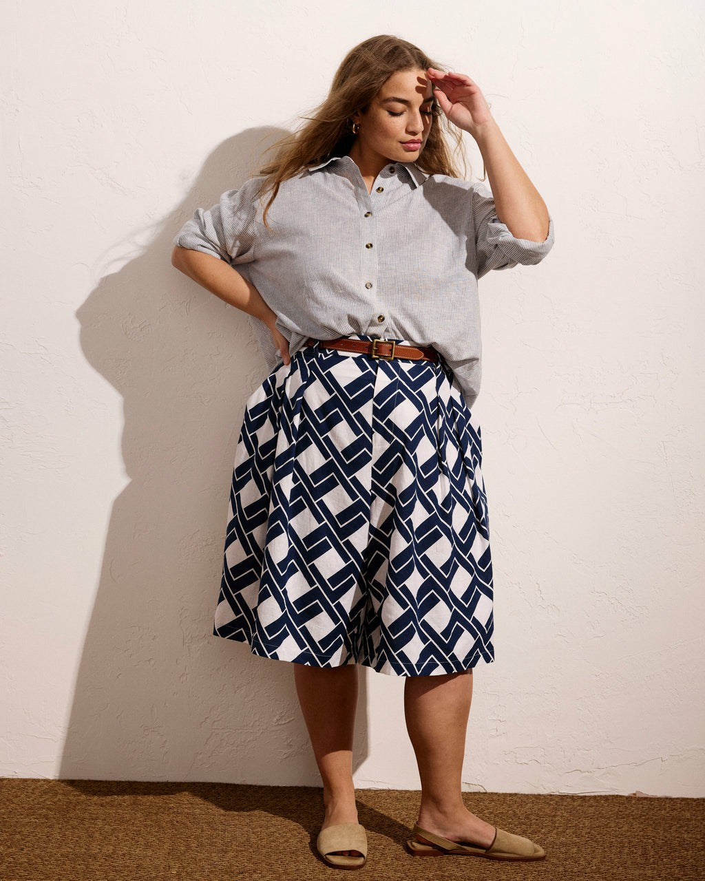Seaport Tailored Linen Blend Short - Universal Standard