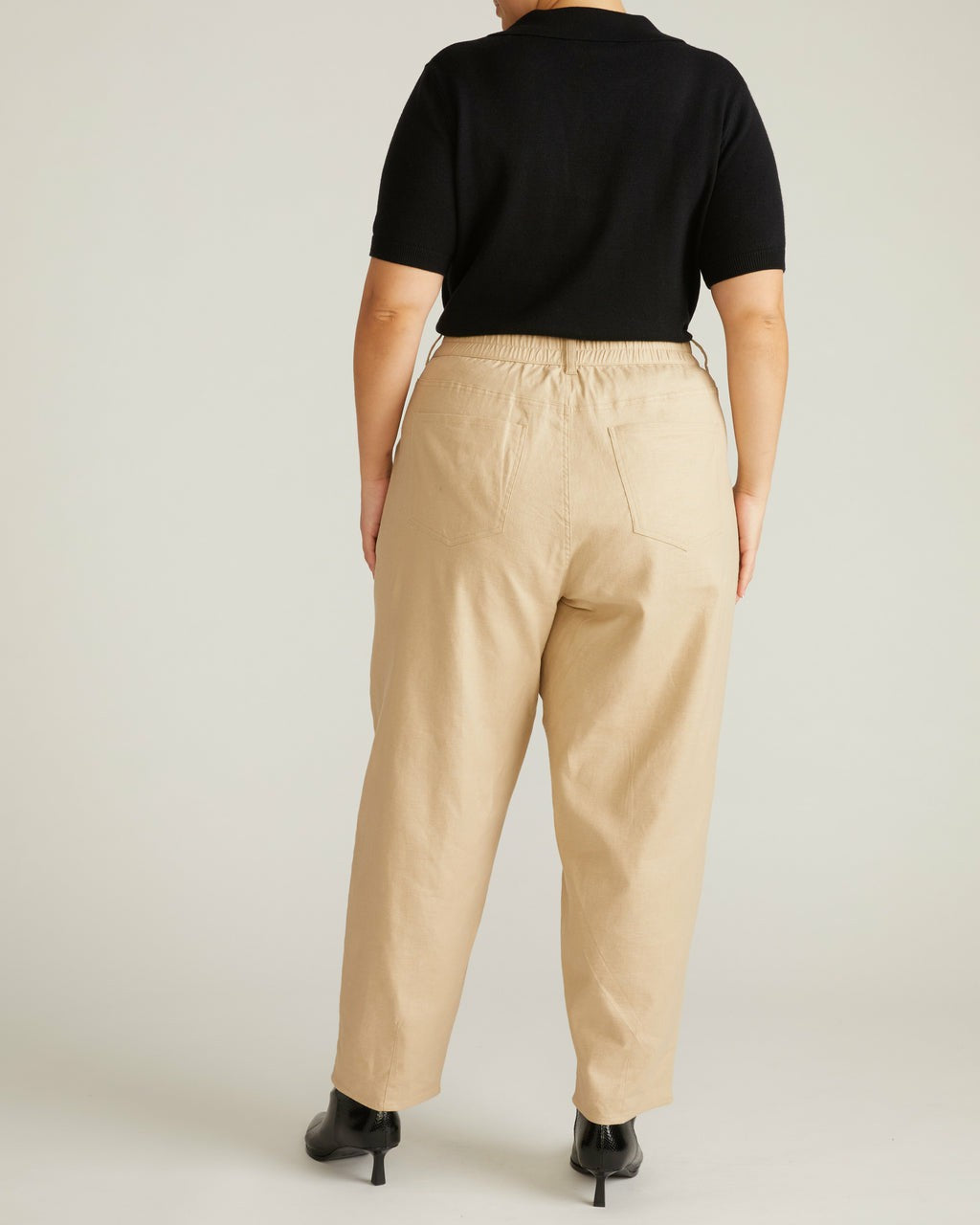 Lou Barrel Leg Linen Blend Pants - Universal Standard