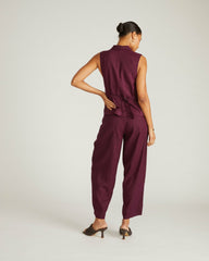 Lou Barrel Leg Linen Blend Pants - Universal Standard