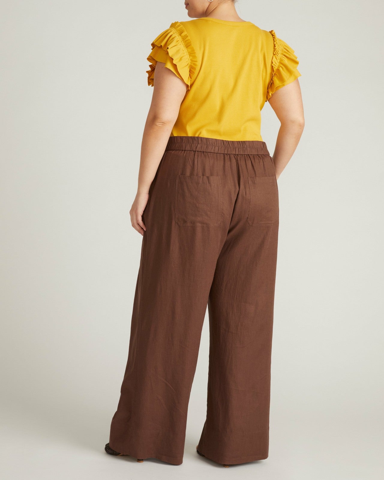 Marley Wide Leg Linen Blend Pants - Universal Standard