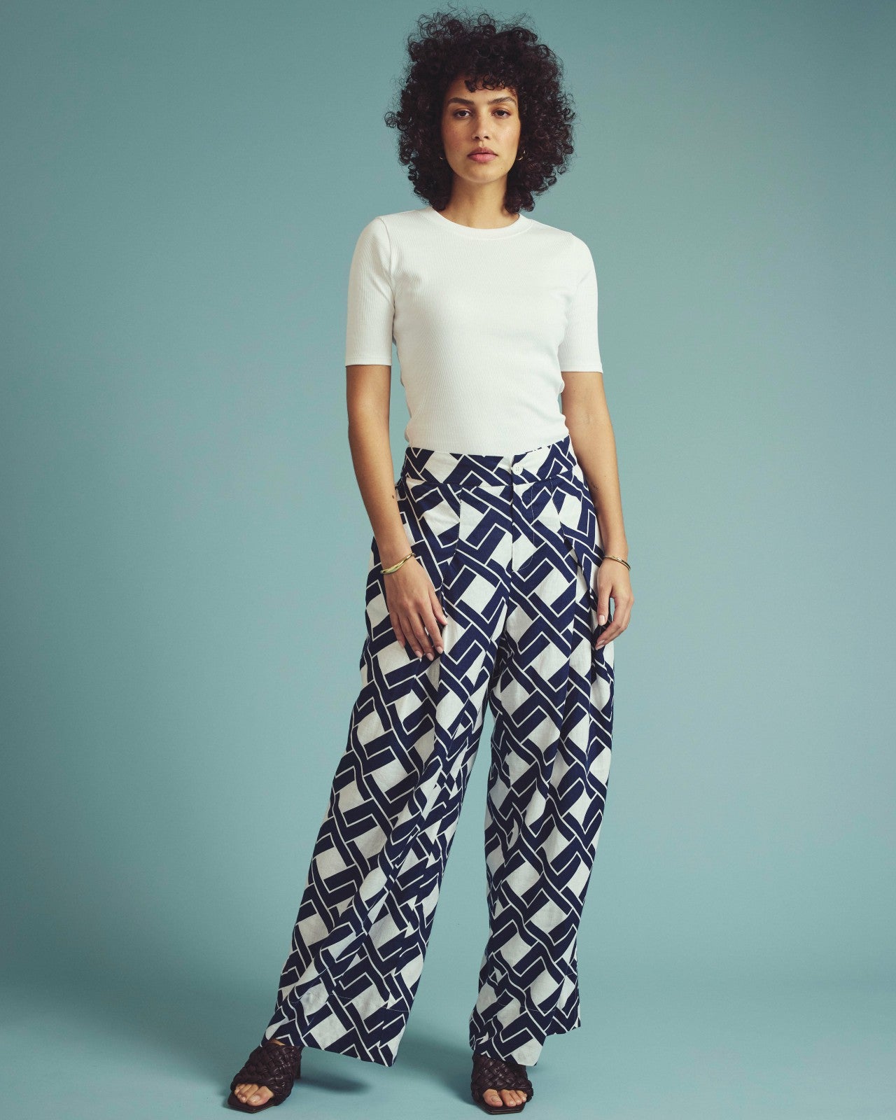 Marley Wide Leg Linen Blend Pants - Universal Standard