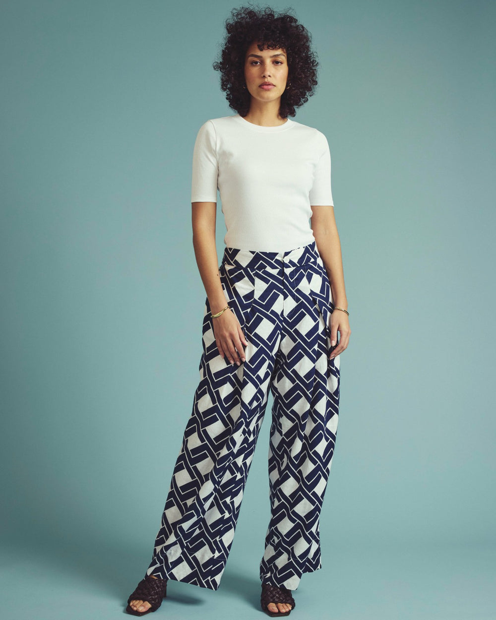 Marley Wide Leg Linen Blend Pants - Universal Standard