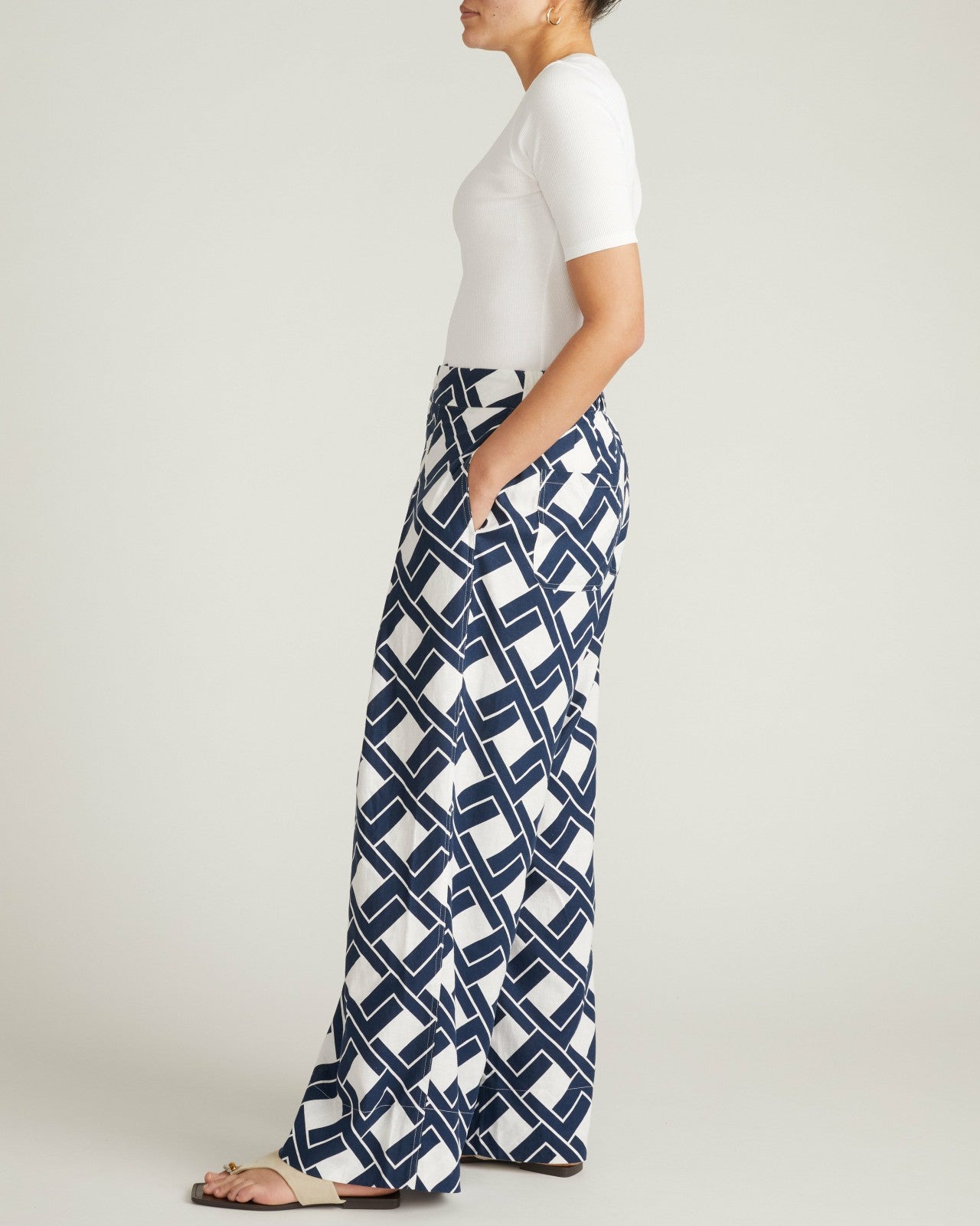 Marley Wide Leg Linen Blend Pants - Universal Standard