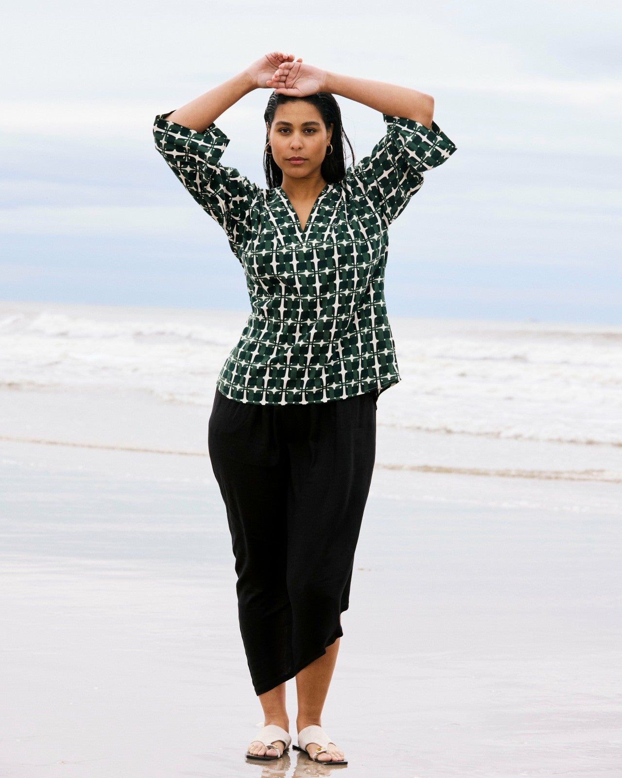 Geneva Linen Blend Skirt - Universal Standard