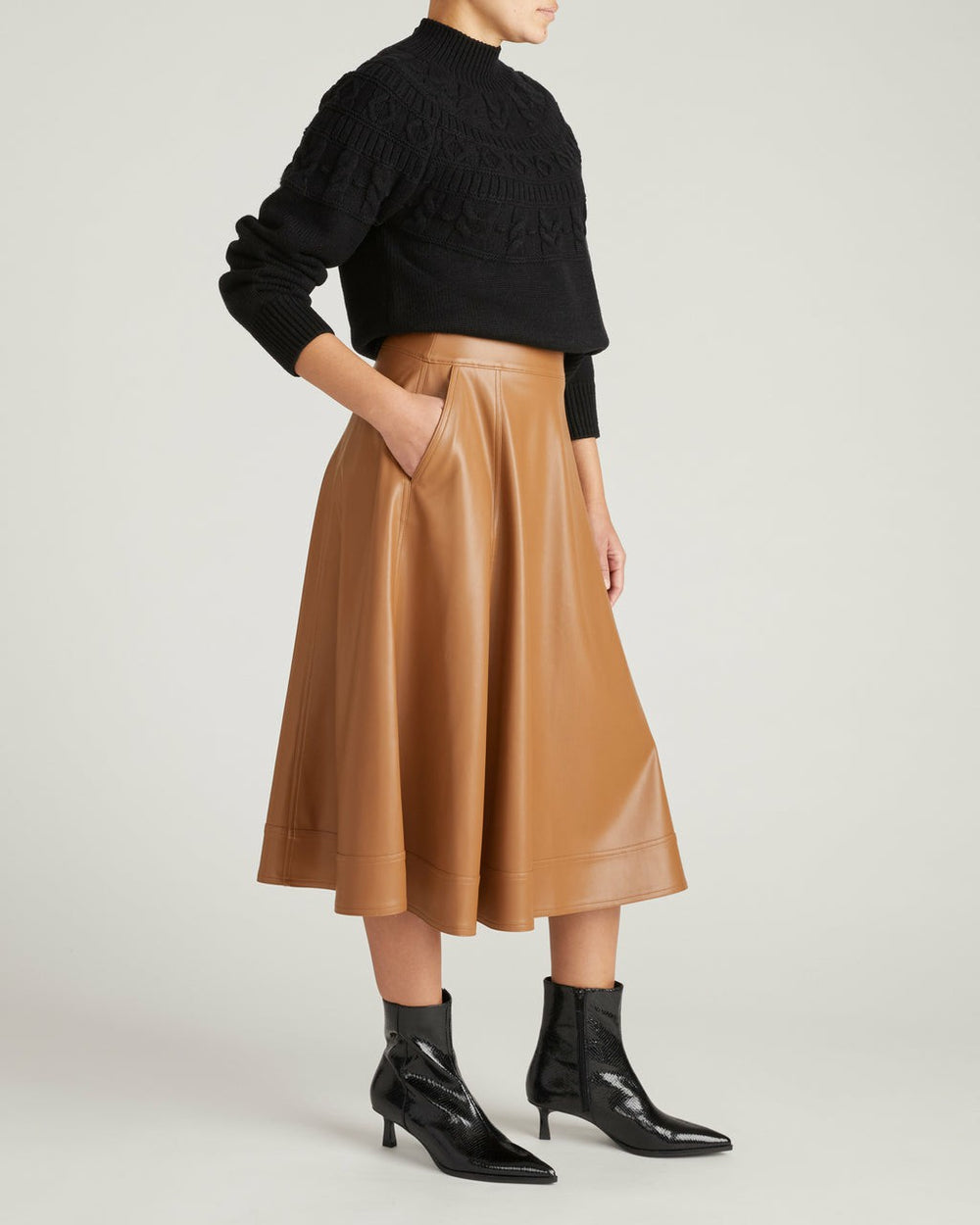 Charlotte Faux Leather Skirt - Universal Standard