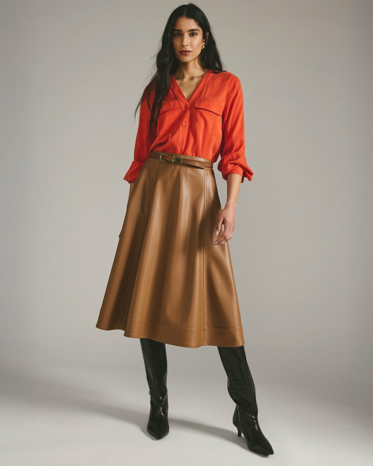 Charlotte Faux Leather Skirt - Universal Standard