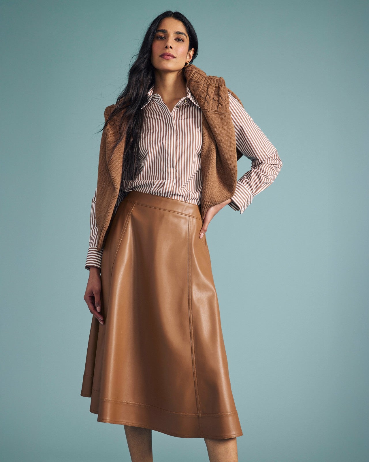 Charlotte Faux Leather Skirt - Universal Standard
