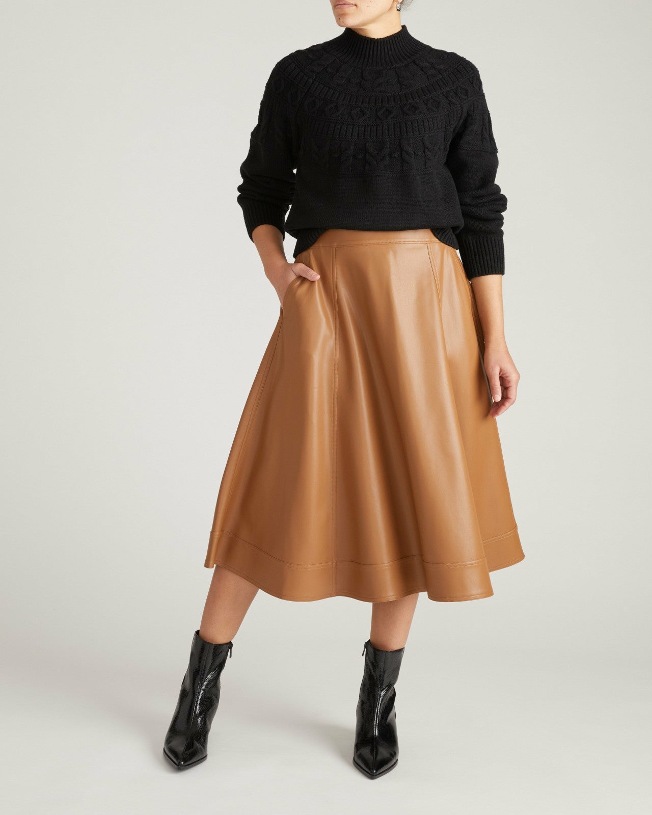 Charlotte Faux Leather Skirt - Universal Standard