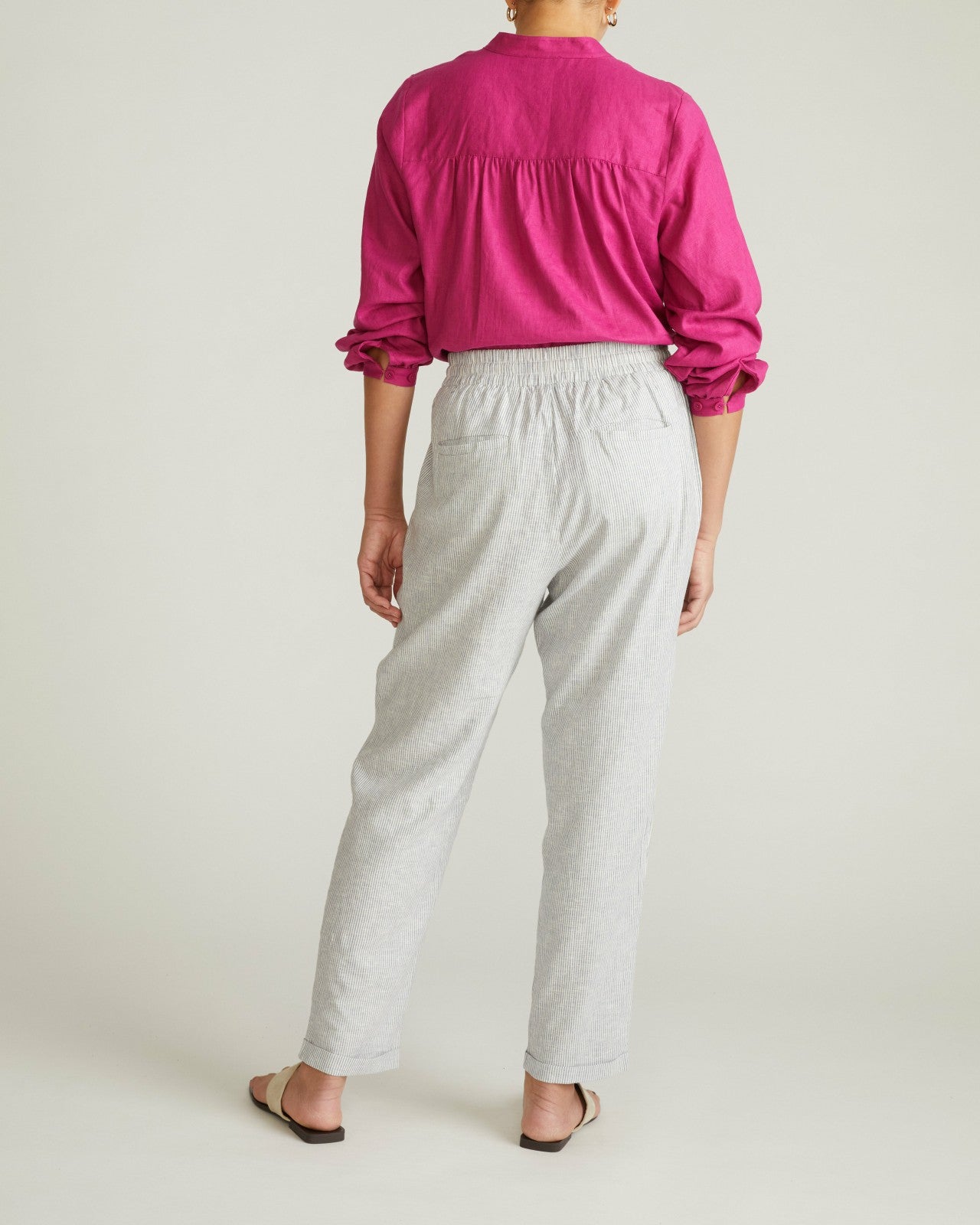 Sayville Linen Blend Drawstring Pant - Universal Standard