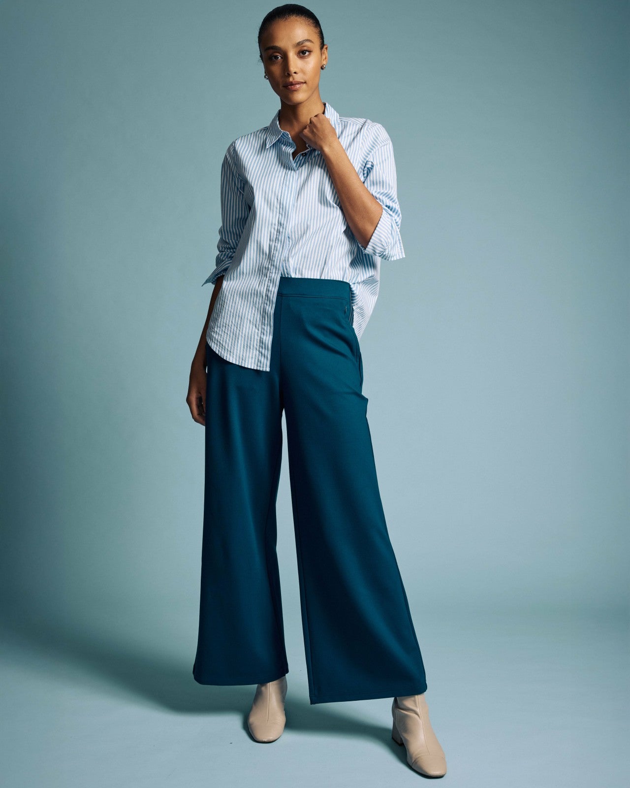 Stephanie Wide Leg Ponte Pants - Universal Standard