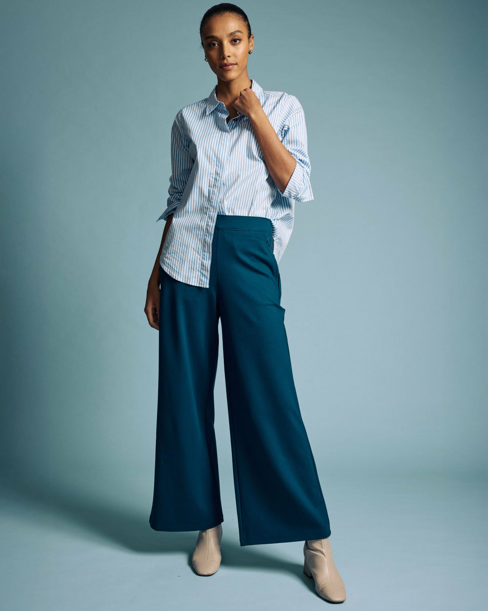 Stephanie Wide Leg Ponte Pants - Universal Standard