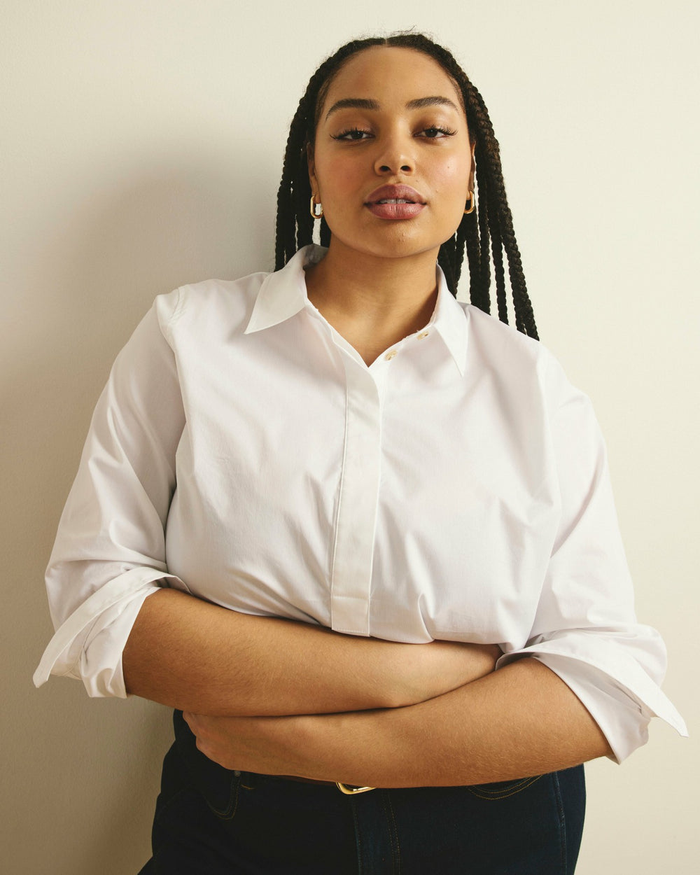 Elbe Popover Stretch Poplin Shirt Classic Fit - Universal Standard