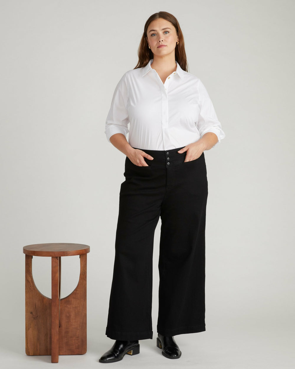 Elbe Popover Stretch Poplin Shirt Classic Fit - Universal Standard