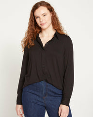 Elbe Popover Liquid Jersey Shirt Classic Fit - Universal Standard