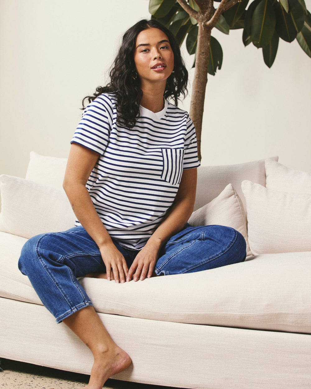 Breton Stripe Garcon Tee - Universal Standard