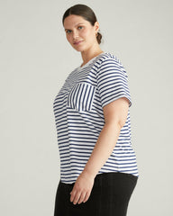 Breton Stripe Garcon Tee - Universal Standard