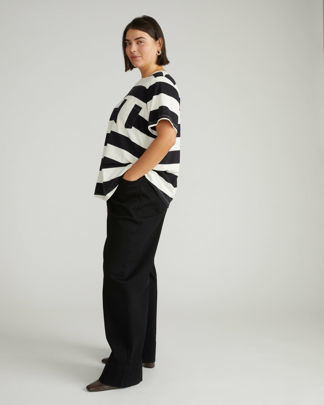 Breton Stripe Garcon Tee - Universal Standard