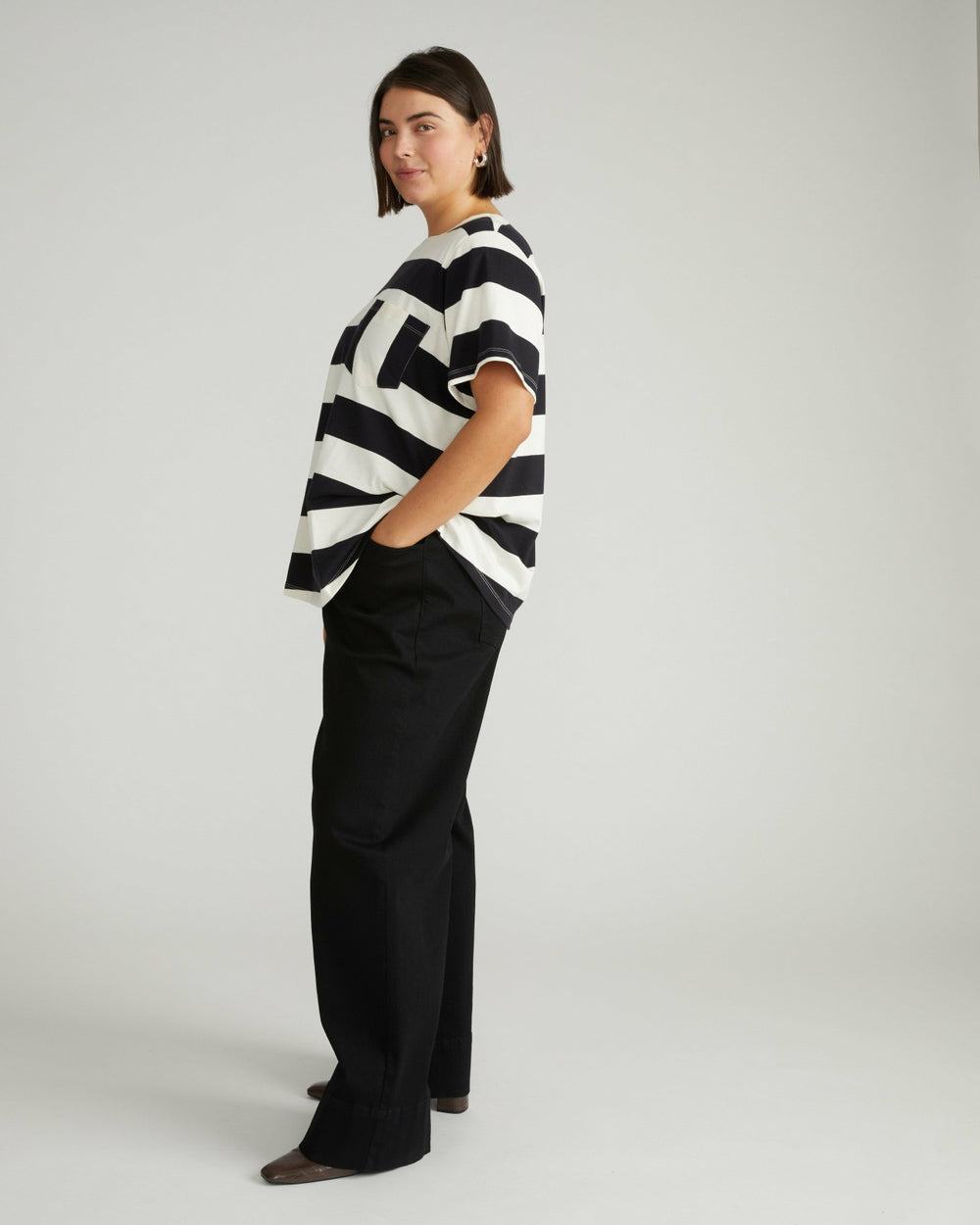 Breton Stripe Garcon Tee - Universal Standard