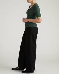 Classic V-Neck Ribbed Tee - Universal Standard