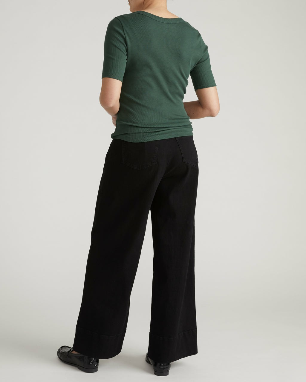 Classic V-Neck Ribbed Tee - Universal Standard