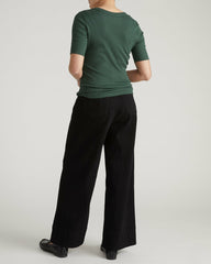 Classic V-Neck Ribbed Tee - Universal Standard
