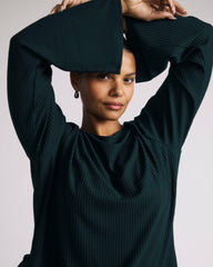 Yasmin Flare Sleeve Ribbed Top - Universal Standard