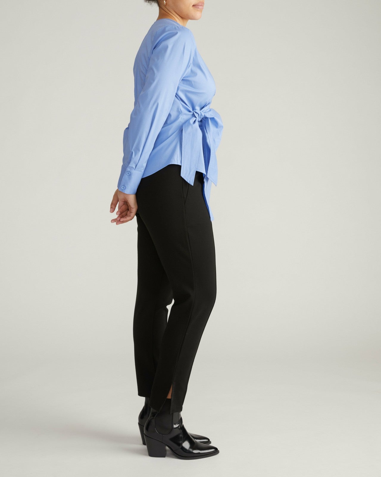 Beacon Stretch Poplin Wrap Shirt - Universal Standard