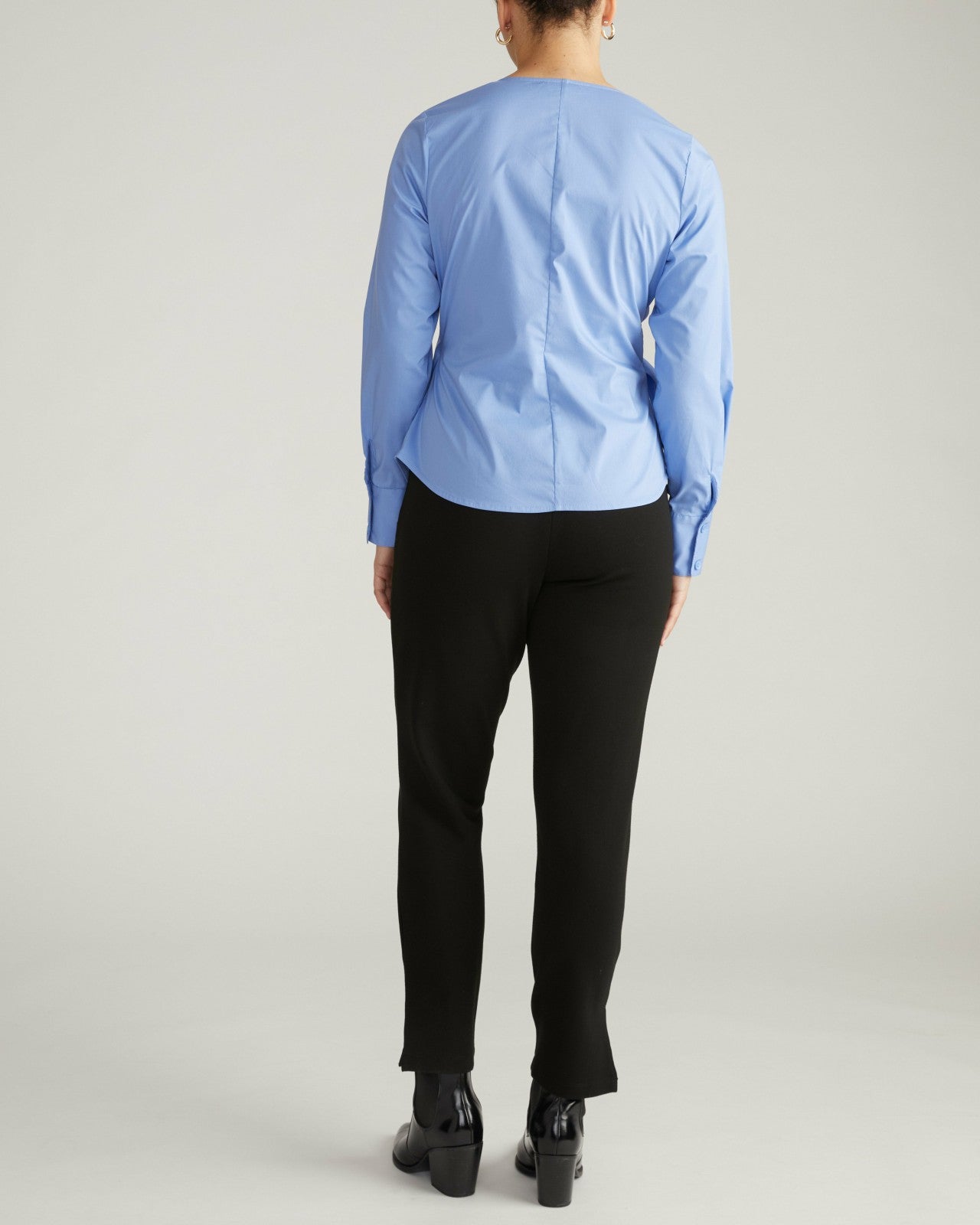 Beacon Stretch Poplin Wrap Shirt - Universal Standard