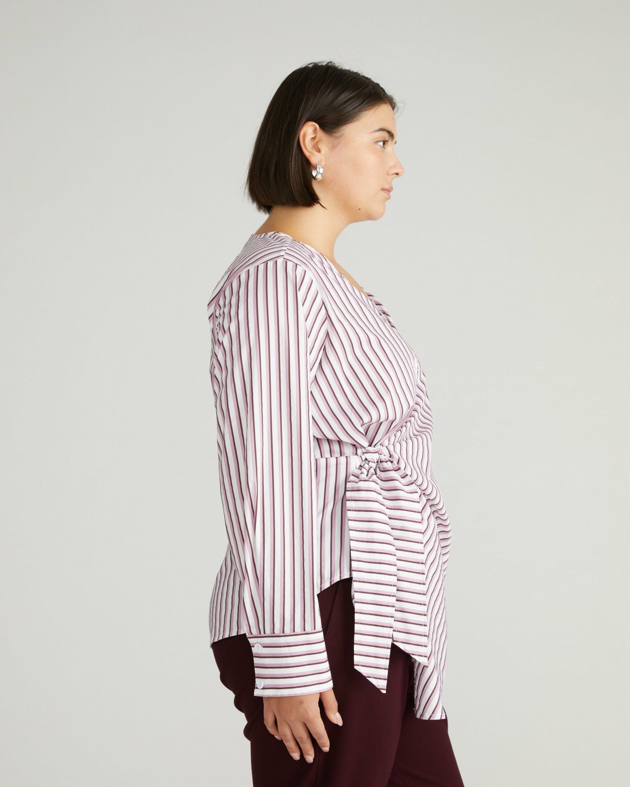 Beacon Stretch Poplin Wrap Shirt - Universal Standard