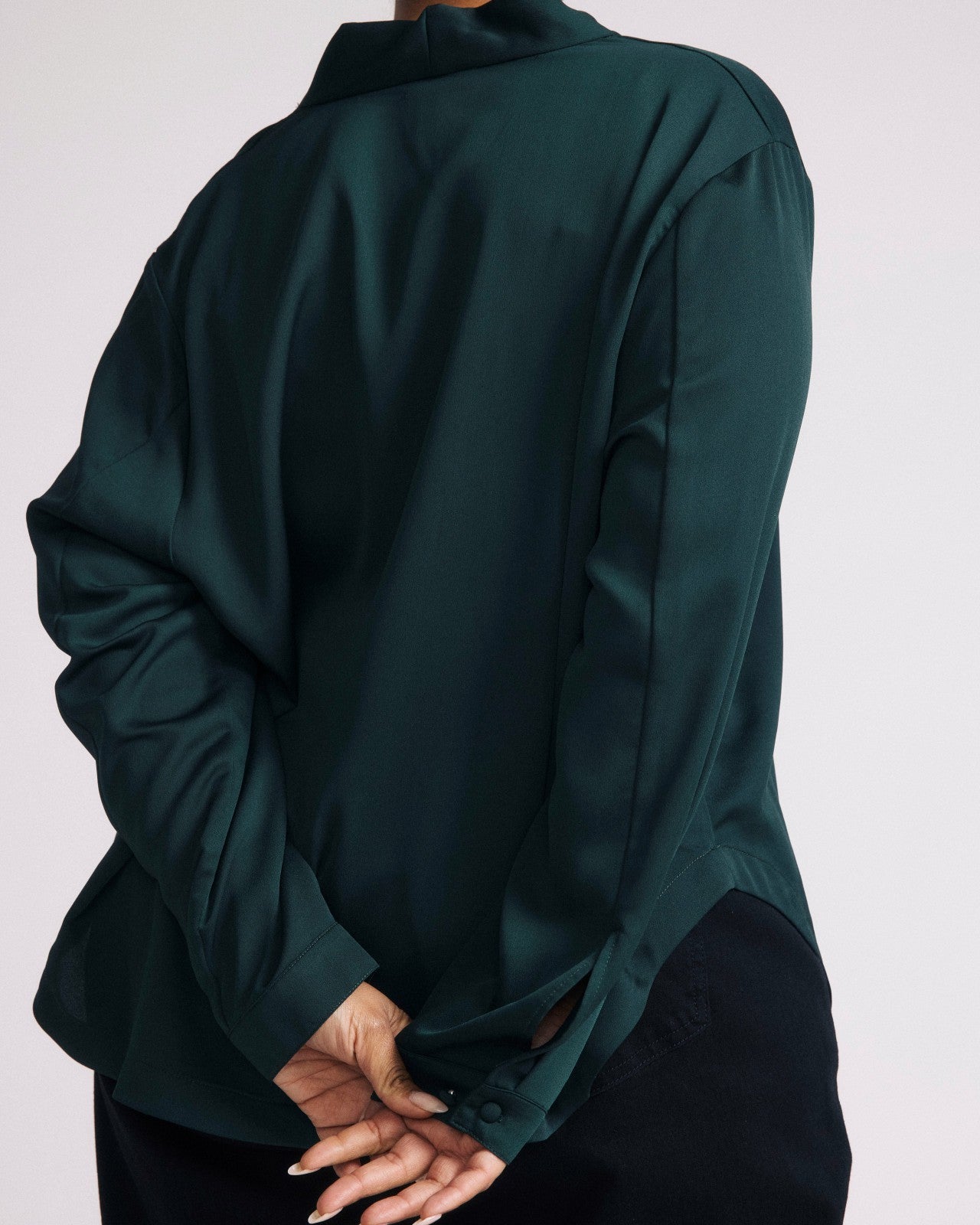 Cambria Soft Satin Blouse - Universal Standard