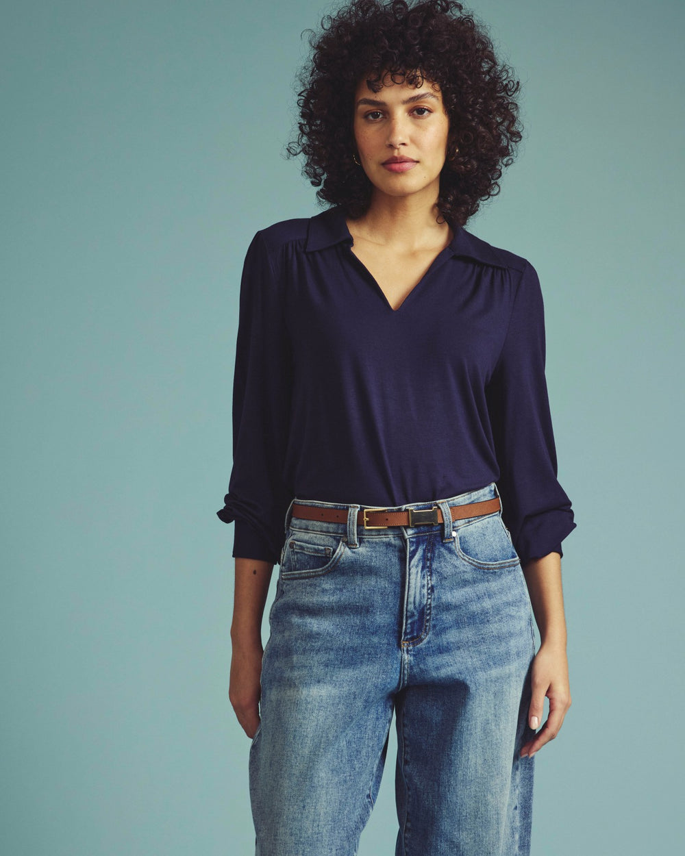 Moore Liquid Jersey Blouse - Universal Standard