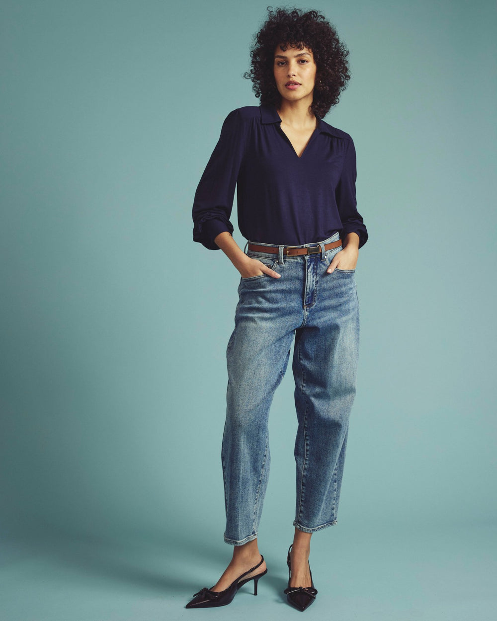 Moore Liquid Jersey Blouse - Universal Standard