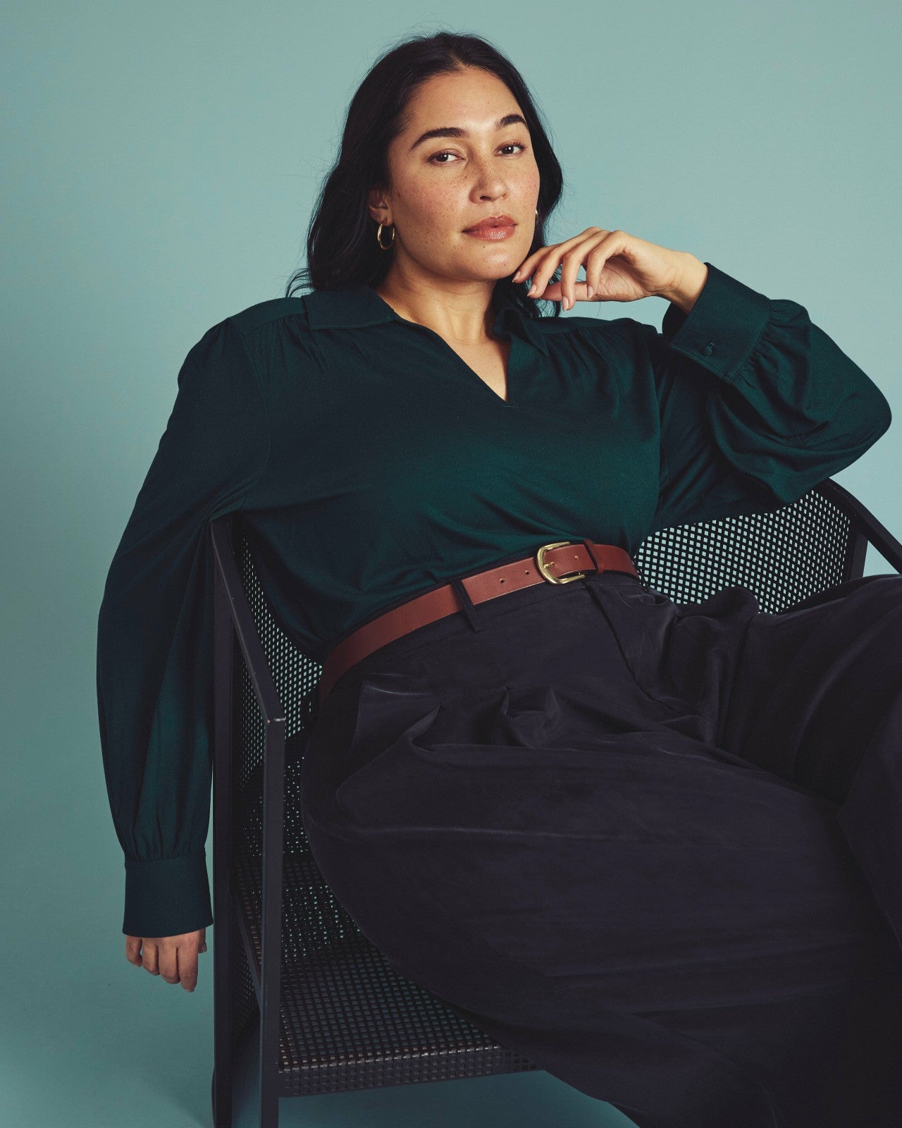 Moore Liquid Jersey Blouse - Universal Standard
