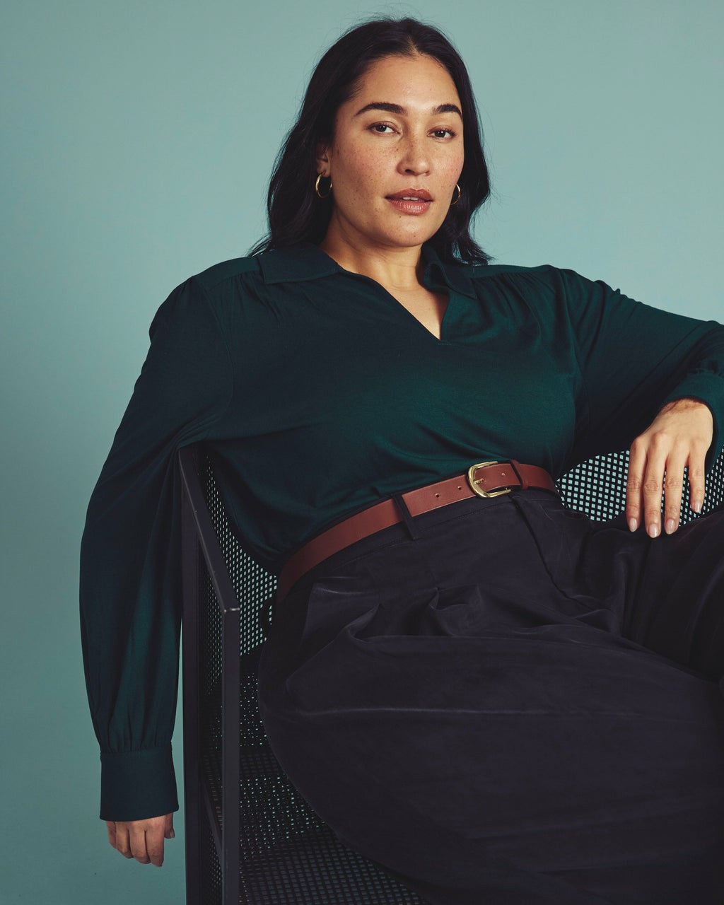 Moore Liquid Jersey Blouse - Universal Standard