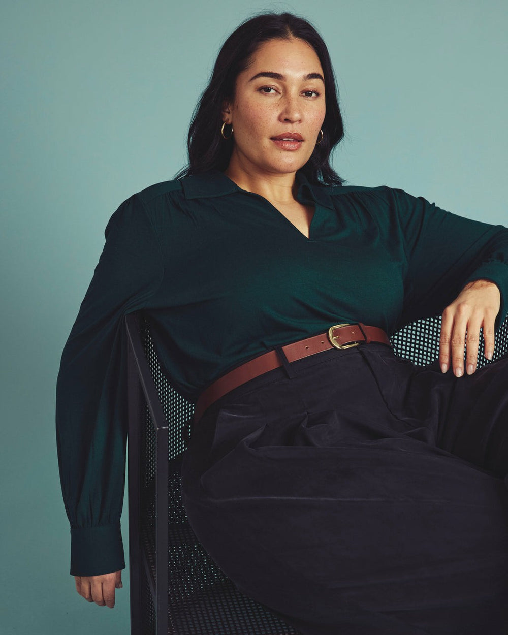 Moore Liquid Jersey Blouse - Universal Standard
