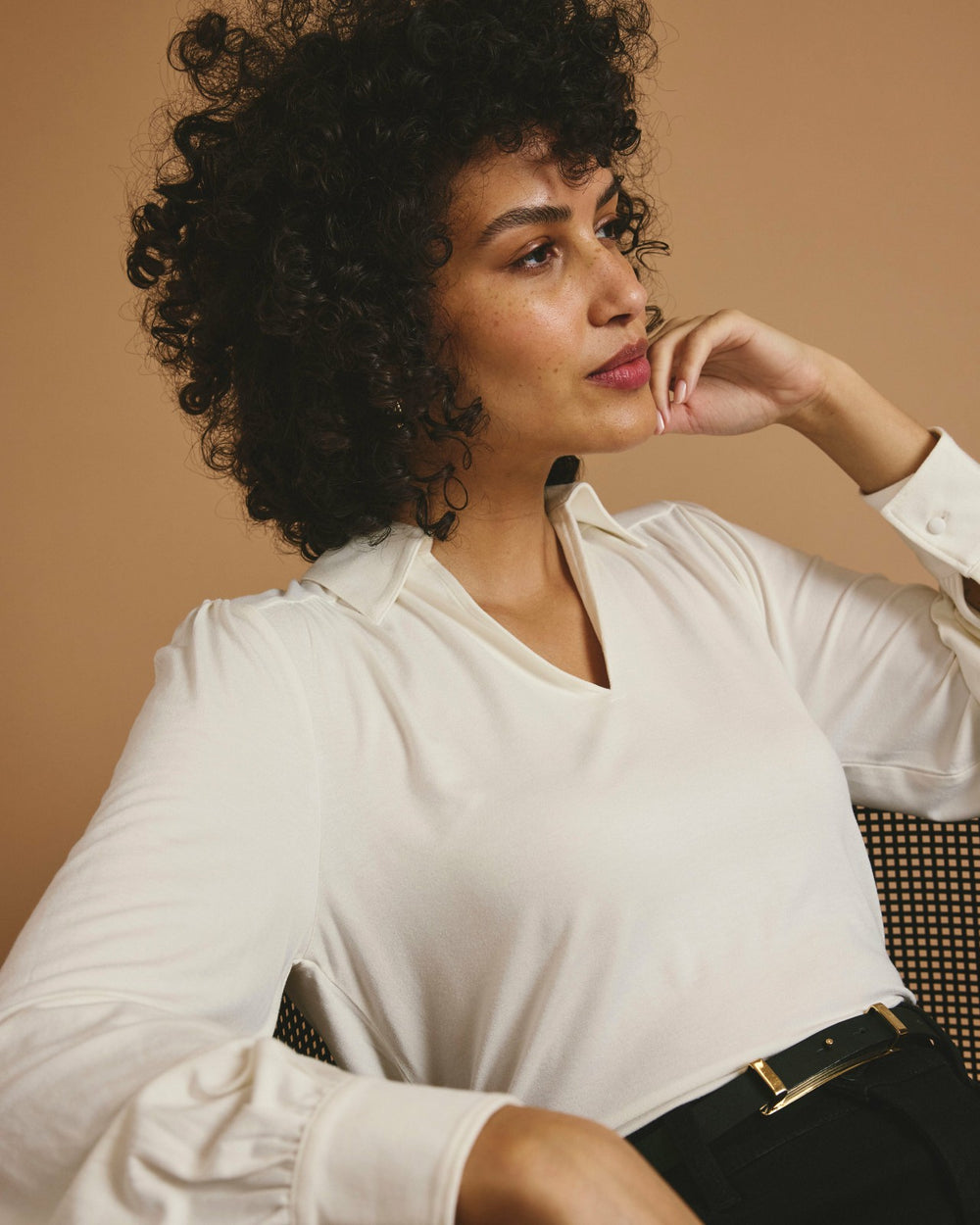 Moore Liquid Jersey Blouse - Universal Standard