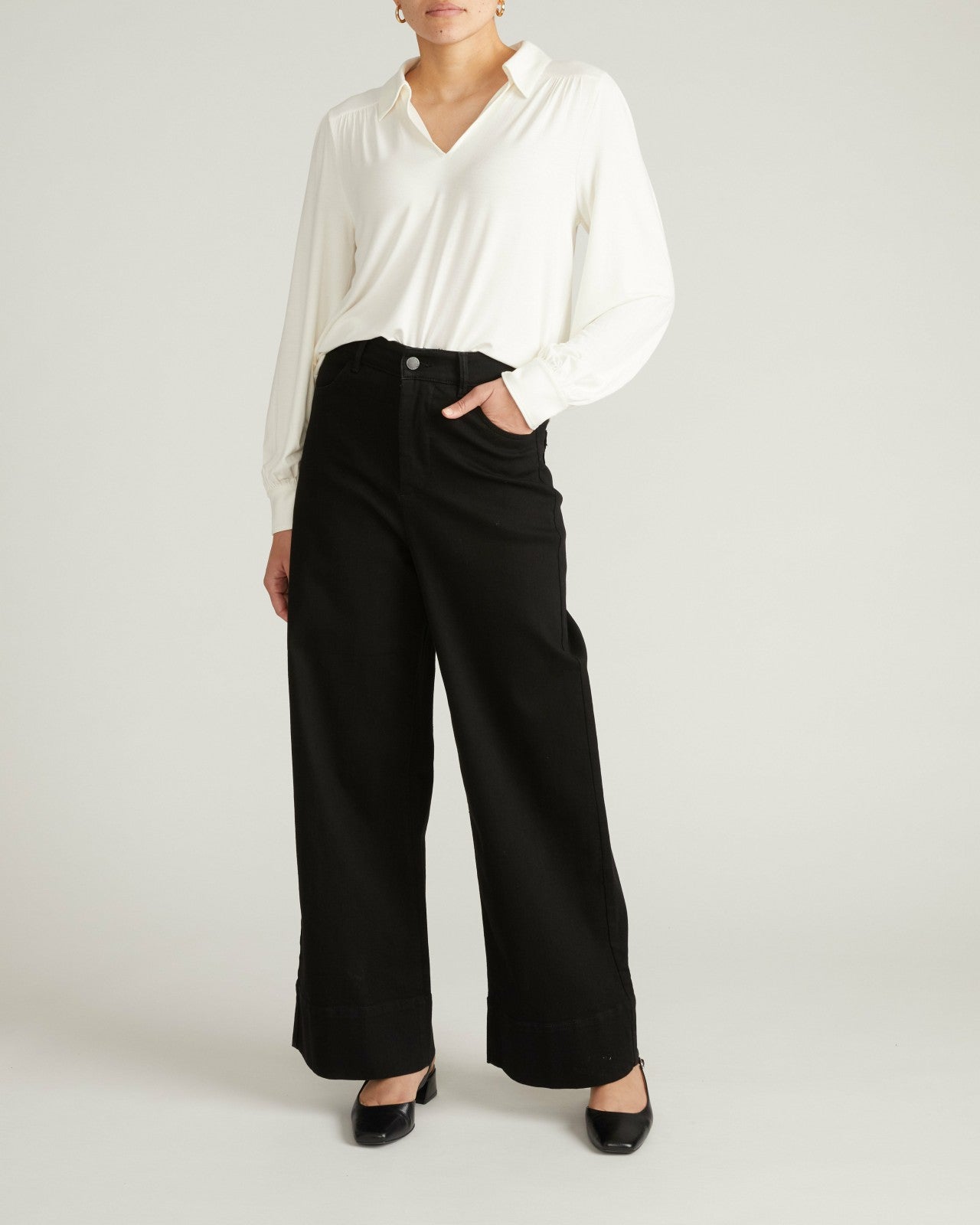 Moore Liquid Jersey Blouse - Universal Standard
