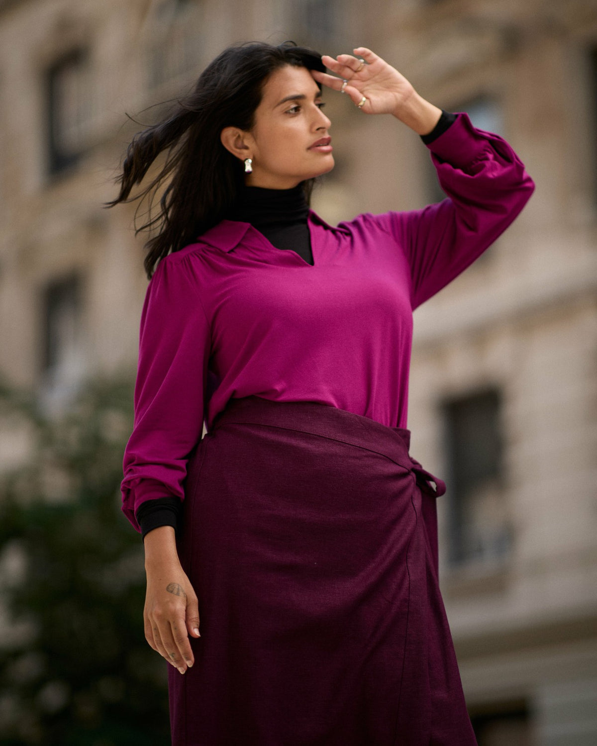 Moore Liquid Jersey Blouse - Universal Standard