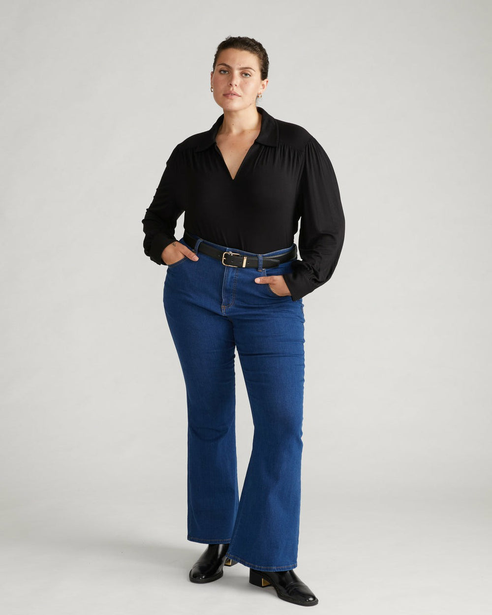 Moore Liquid Jersey Blouse - Universal Standard