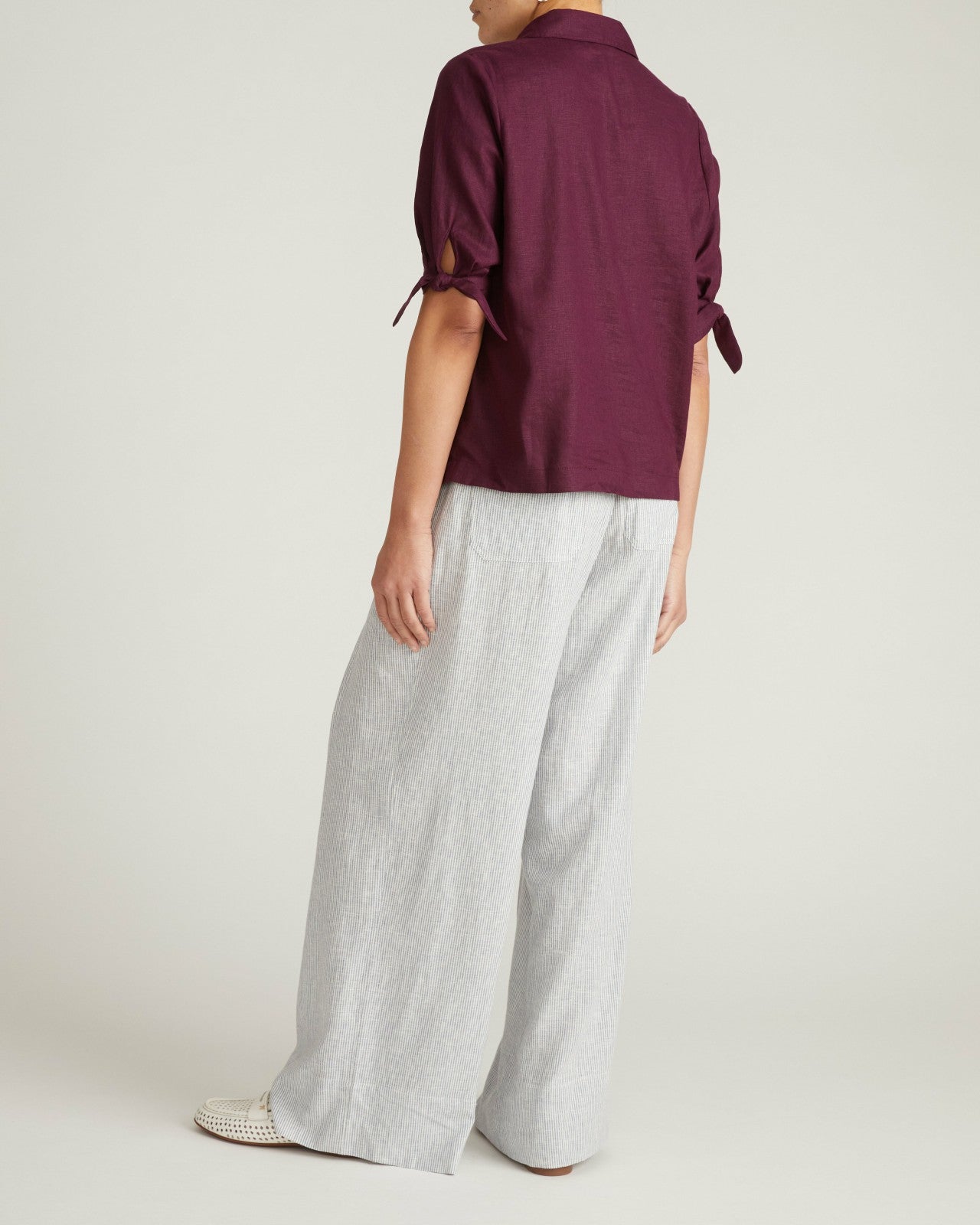 Luisa Short Sleeve Linen Blend Shirt - Universal Standard