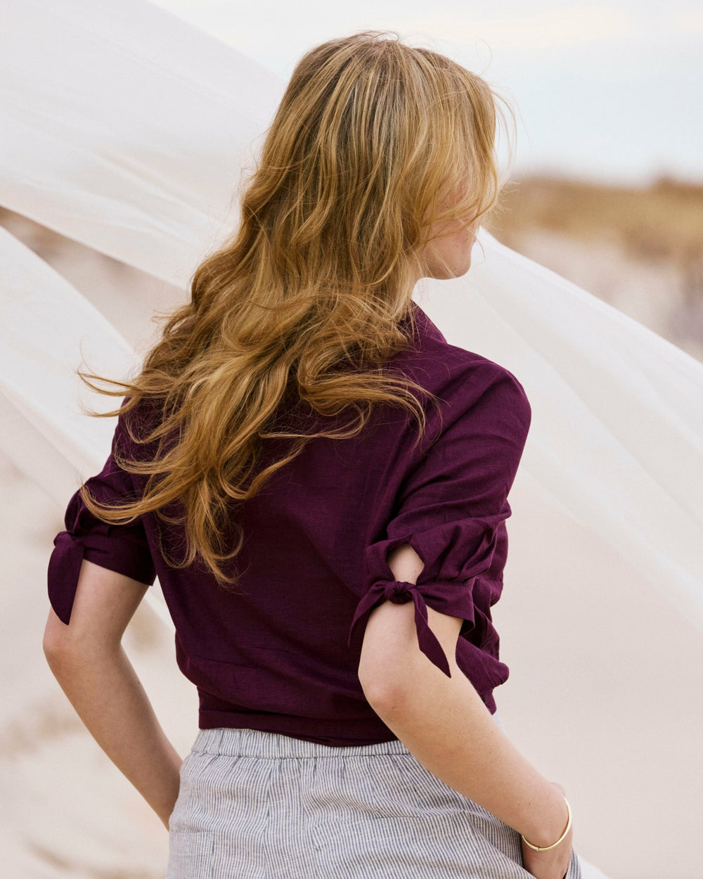 Luisa Short Sleeve Linen Blend Shirt - Universal Standard
