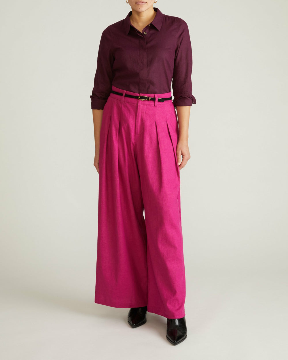 Elbe Stretch Linen Blend Shirt - Universal Standard